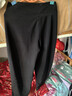 SIINSIIN【楊冪同款】加絨直筒褲女秋冬新款休閑褲黑色闊腿褲子顯瘦瑜伽褲 【加絨款】加長(cháng)-顯瘦黑 （6D暖皮科技） L 【121-135斤】 曬單實(shí)拍圖