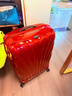 新秀麗（Samsonite）拉桿箱萬(wàn)向輪 新款行李箱 旅行箱 超輕材質(zhì)時(shí)尚貝殼箱 升級版 CS2 紅色 28英寸 曬單實(shí)拍圖