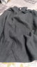男士雙面絨德絨高領(lǐng)T恤秋冬季純色中青年保暖立領(lǐng)拉鏈上衣打底衫 灰色 2XL 曬單實(shí)拍圖