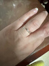 潮宏基至簡(jiǎn)交織18K金鉆石戒指女彩金鉆戒手飾生日禮物  14號 曬單實(shí)拍圖