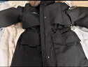 波司登（BOSIDENG）極寒羽絨服鵝絨女款短款連帽大毛領(lǐng)時(shí)尚百搭加厚新國標外套 黑色8056 2XL 180/100A 體重約150-170斤 曬單實(shí)拍圖