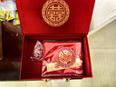 慶喜良緣彩禮盒結婚禮金箱8-20萬(wàn)訂婚裝錢(qián)盒子現金聘禮提親定親紅色手提箱 曬單實(shí)拍圖