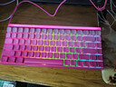 狼蛛（AULA）Hero84HE磁軸鍵盤(pán)電競游戲客制化84鍵機械有線(xiàn)RGB燈效五層填充網(wǎng)頁(yè)驅動(dòng)無(wú)畏契約8K回報率 紫荊紅漸變【玉帝磁軸】-鋁合金定位板 有線(xiàn) 曬單實(shí)拍圖