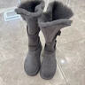 UGG MADE IN AUSTRALIA SINCE 1910官方正品高筒灰色雪地靴女2025冬季新款厚底加絨加厚中長(cháng)筒雪地棉 灰色長(cháng)筒35 曬單實(shí)拍圖