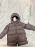保姆鵝兒童羽絨服中長(cháng)款加厚防寒外套寶寶中大童保暖冬裝[NM2438] 炭黑 110 曬單實(shí)拍圖