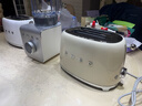 SMEG斯麥格復古烤面包片機早餐機三明治吐司多士爐多功能家用小型生日新年貨禮物官方正品6檔烘焙TSF01 奶白色（兩片式） 曬單實(shí)拍圖