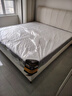 玲瓏小鎮【順豐閃發(fā)】實(shí)木床雙人奶油風(fēng)輕奢主臥大床網(wǎng)紅皮藝軟包婚床 米白色+20cm彈簧床墊 1.8米*2米 曬單實(shí)拍圖