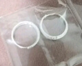 老銀匠滿(mǎn)天星s925銀耳圈耳環(huán)女款情人節禮物耳扣氣質(zhì)時(shí)尚簡(jiǎn)約銀耳飾女士 曬單實(shí)拍圖