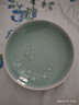 龍泉青瓷家用淺菜盤(pán)耐高溫簡(jiǎn)約炒菜盤(pán)加厚可微波餐盤(pán)易清洗陶瓷中式餐具 天青7英寸 曬單實(shí)拍圖
