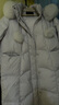 艾萊依大毛領(lǐng)羽絨服女長(cháng)款甜美減齡連帽加厚保暖鴨絨外套 冰藍紫M 曬單實(shí)拍圖