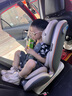 貝倍適（BAYBETSS）兒童安全座椅汽車(chē)用0-4-12歲寶寶360度旋轉嬰兒車(chē)載坐椅ISOFIX 米灰色【遮陽(yáng)棚+上拉帶+側保護】 曬單實(shí)拍圖