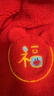 巴拉巴拉【balaOne】童裝嬰兒加絨萌趣連體衣紅色新年拜年服冬款寶寶服裝 曬單實(shí)拍圖