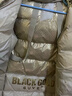高梵黑金兒童5.0鵝絨服旗艦小火山加長(cháng)款男女童冬季新品保暖羽絨外套 芝士米 160 【飛天鵝絨 充絨量 233g】 曬單實(shí)拍圖