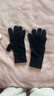 AIGLE艾高連指手套戶(hù)外保暖柔軟羊毛混紡男女同款 黑色 BD515 S 曬單實(shí)拍圖