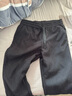William fox&sons新復古回潮加厚3A抗菌自FA熱保暖面料松緊腰抽繩寬松直筒燈芯絨褲 黑色 2XL 曬單實(shí)拍圖
