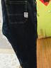 羅蒙【棉彈】牛仔褲男高端商務(wù)休閑透氣顯瘦直筒長(cháng)褲子黑色33 曬單實(shí)拍圖