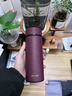DICAZEE德國品牌紫砂內膽保溫杯男女士高檔泡茶水杯商務(wù)定制禮物送長(cháng)輩 磨砂紅直杯【紫砂內膽】高檔禮盒 曬單實(shí)拍圖