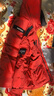 LUCK SWAN GODSE零下30度羽絨服男中長(cháng)款戶(hù)外工裝派克服極寒保暖大衣女士棉服外套 中國紅 男女同款-鵝絨加厚版 3XL 【建議體重：160-180斤】 曬單實(shí)拍圖