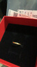 中國黃金（CHINA GOLD）冰川黃金戒指女999足金一對情侶對戒情人生日禮物馬年本命年禮物 【京速達】冰川戒指 約1.3g【女戒】品牌禮盒 曬單實(shí)拍圖