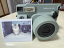 富士（FUJIFILM）新品wide 400復古款拍立得相機寬幅5寸相紙含曠野圖騰配件盒wide 300升級版膠卷相機【國行正品】 原野綠 套餐一【標配配件盒共20張相紙+手繩底座】 曬單實(shí)拍圖