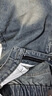 MAYBEYOND牛仔褲男春夏季寬松休閑直筒褲潮流美式褲子男MA73復古藍M 曬單實(shí)拍圖