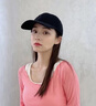 CHALL KITTY女士棒球帽四季款韓版時(shí)尚顯臉小軟頂鴨舌帽休閑太陽(yáng)帽子2025新款 黑色-高端品牌禮盒裝高級感 曬單實(shí)拍圖