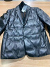 Bolomido奢侈高端品牌高檔真皮綿羊皮羽絨服男士秋冬季新款西服皮夾克外套 黑色 XL 175 曬單實(shí)拍圖