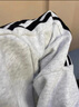 妙奕嘉衛衣加絨外套女學(xué)生連帽學(xué)院風(fēng)冬季新款拉鏈小個(gè)子帽衫寬松開(kāi)衫 三條杠連帽衛衣【白灰色】薄款 L 【建議100-120斤】 曬單實(shí)拍圖