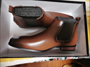 DALTT英倫復古切爾西靴男鞋真皮短靴加絨皮靴馬丁靴跨境大碼靴子男工裝 棕色· 38 曬單實(shí)拍圖