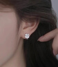Lnieer925銀四葉草無(wú)耳洞耳夾耳環(huán)女2026新款小眾設計銀耳飾耳骨夾耳釘 【S925銀】四葉草耳夾 曬單實(shí)拍圖