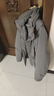 蕉下（beneunder）羽絨服男士2025年最新款硬殼沖鋒外套派克衣服工裝HD112石墨灰XL 曬單實(shí)拍圖