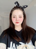 花詩(shī)可韓系波點(diǎn)蝴蝶結頭箍女2025新款高級感帶齒壓發(fā)高頭顱防滑洗臉發(fā)箍 1#黑色波點(diǎn)-兔耳朵發(fā)箍 曬單實(shí)拍圖