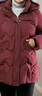 珂儷莎中老年人媽媽冬裝短款羽絨棉服外套奶奶冬季加絨加厚連帽棉衣棉襖 JF1818-酒紅色【加厚棉服】 2XL 【建議105-120斤】 曬單實(shí)拍圖