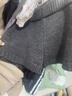 貞喜氣針織短褲女2025新款秋冬高腰顯瘦毛線(xiàn)針織打底褲女外穿休閑百搭 深灰色 均碼 曬單實(shí)拍圖