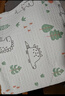 諾綿soffny嬰兒隔尿墊可水洗純棉透氣寶寶床單床墊諾棉小恐龍70*120cm 曬單實(shí)拍圖