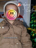 迷你巴拉冬季男女童萌趣玩偶羽絨服寶寶厚款保暖外套 曲奇卡50624 80 曬單實(shí)拍圖