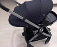 elittle逸樂(lè )途嬰兒車(chē)0-3歲折疊可坐可躺帶減震高景觀(guān)遛娃神器推車(chē)EMUpro靛藍 曬單實(shí)拍圖