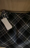 三彩2025秋季新款復古格紋毛呢半身裙高腰修身A字裙顯瘦短裙M 曬單實(shí)拍圖