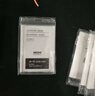 DEZHI(德致）亞克力證卡套校園接送卡工牌卡套交卡胸卡套夾扣掛繩豎式學(xué)生飯卡銀行工作牌廠(chǎng)牌吊牌套 白色 單牌 曬單實(shí)拍圖