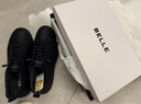 百麗男鞋時(shí)尚小黑白板鞋男士25新款冬商場(chǎng)款套腳休閑鞋D3MA6DM5 黑色 41 (255mm) 曬單實(shí)拍圖