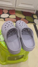 JCZS德國品牌醫用手術(shù)室拖鞋男士夏季eva防滑防臭護士鞋靜音洞洞鞋女  巖石灰【升級款3.0抑菌祛臭】 40 -41【標準碼】 曬單實(shí)拍圖