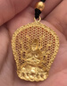 周六福（ZLF）新年禮物  古法金吊墜男傳承古法工藝黃金吊墜千手觀(guān)音 計價(jià) 5.89g 曬單實(shí)拍圖
