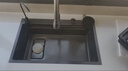 JOMOW廚房水槽洗菜盆大單槽多功能洗碗水槽304不銹鋼飛雨瀑布一體下盆 九牧王新技術(shù)瀑布款【PROMAX5.0】 80*45集渣加厚超耐磨耐刮 曬單實(shí)拍圖