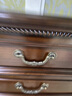 一具一家美式復古實(shí)木斗柜抽屜收納柜子金絲柚木胡桃色臥室儲物柜床尾柜 全實(shí)木高五斗柜 曬單實(shí)拍圖