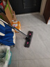 漢世劉家加厚雪尼爾不銹鋼桿干濕兩用免手洗家用吸水一拖凈大號平板拖把 3塊雪尼爾拖布（134cm加長(cháng)桿） 40cm 大棉頭（真正免手洗） 曬單實(shí)拍圖