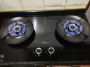 美的（Midea）AK5pro/AK7pro/小西梅油煙機聯(lián)動(dòng)組套天然氣燃氣灶5.2KW猛火灶臺嵌兩用煤氣灶爐灶具液化氣雙灶臺 【管道天然氣】70%熱效率Q529L-M（黑） 【管道天然氣】5.2KW 曬單實(shí)拍圖