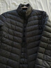 鴨鴨（YAYA）黃曉明同款男士輕薄款羽絨服秋冬新款時(shí)尚休閑立領(lǐng)短款保暖外套K 黑色 3XL 190/104A 曬單實(shí)拍圖