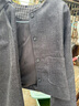 佰藍嬌女士小香風(fēng)毛呢套裝女秋冬季2025年新款穿搭時(shí)尚洋氣高級感三件套 灰色外套+T恤+褲子 S （建議90-100斤） 曬單實(shí)拍圖