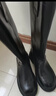 天美意長(cháng)靴商場(chǎng)同款靴子顯瘦舒適騎士靴新款 黑色 35 曬單實(shí)拍圖