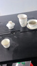 臻廚聚整套茶具羊脂玉瓷蓋碗茶杯公道杯喝茶泡茶送禮帶茶盤(pán)禮盒功夫茶具 旅行茶具孤舟垂釣禮盒裝 描金款 曬單實(shí)拍圖